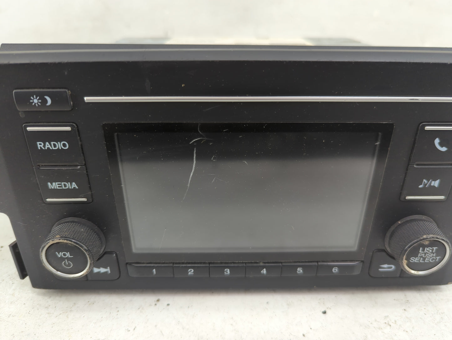2019-2021 Honda Civic Radio AM FM Cd Player Receiver Replacement P/N:39100-TBA-A41 Fits Fits 2019 2020 2021 OEM Used Auto Pa