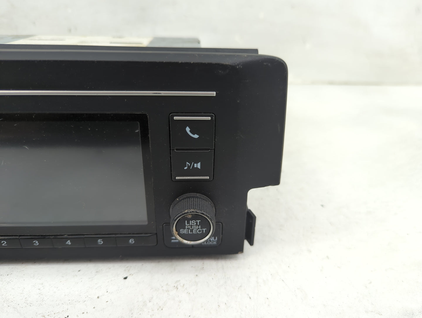 2019-2021 Honda Civic Radio AM FM Cd Player Receiver Replacement P/N:39100-TBA-A41 Fits Fits 2019 2020 2021 OEM Used Auto Pa