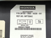 2006-2011 Honda Civic Radio AM FM Cd Player Receiver Replacement P/N:39100-SNA-A030-M1 MF726AC Fits OEM Used Auto Parts - Oe