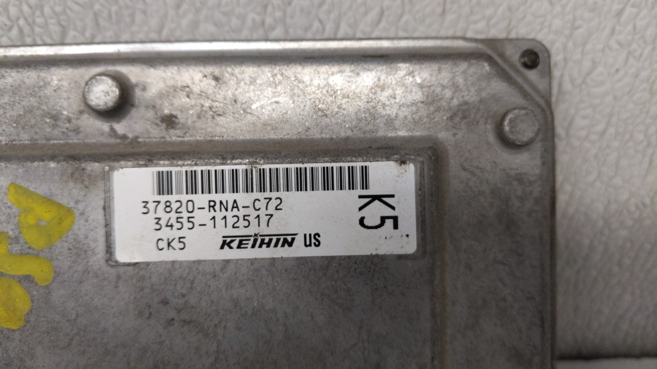2009 Honda Civic PCM Engine Control Computer ECU ECM PCU OEM P/N:37820-RNA-A73 37820-RNA-C73, 37820-RNA-C72 Fits OEM Used Au