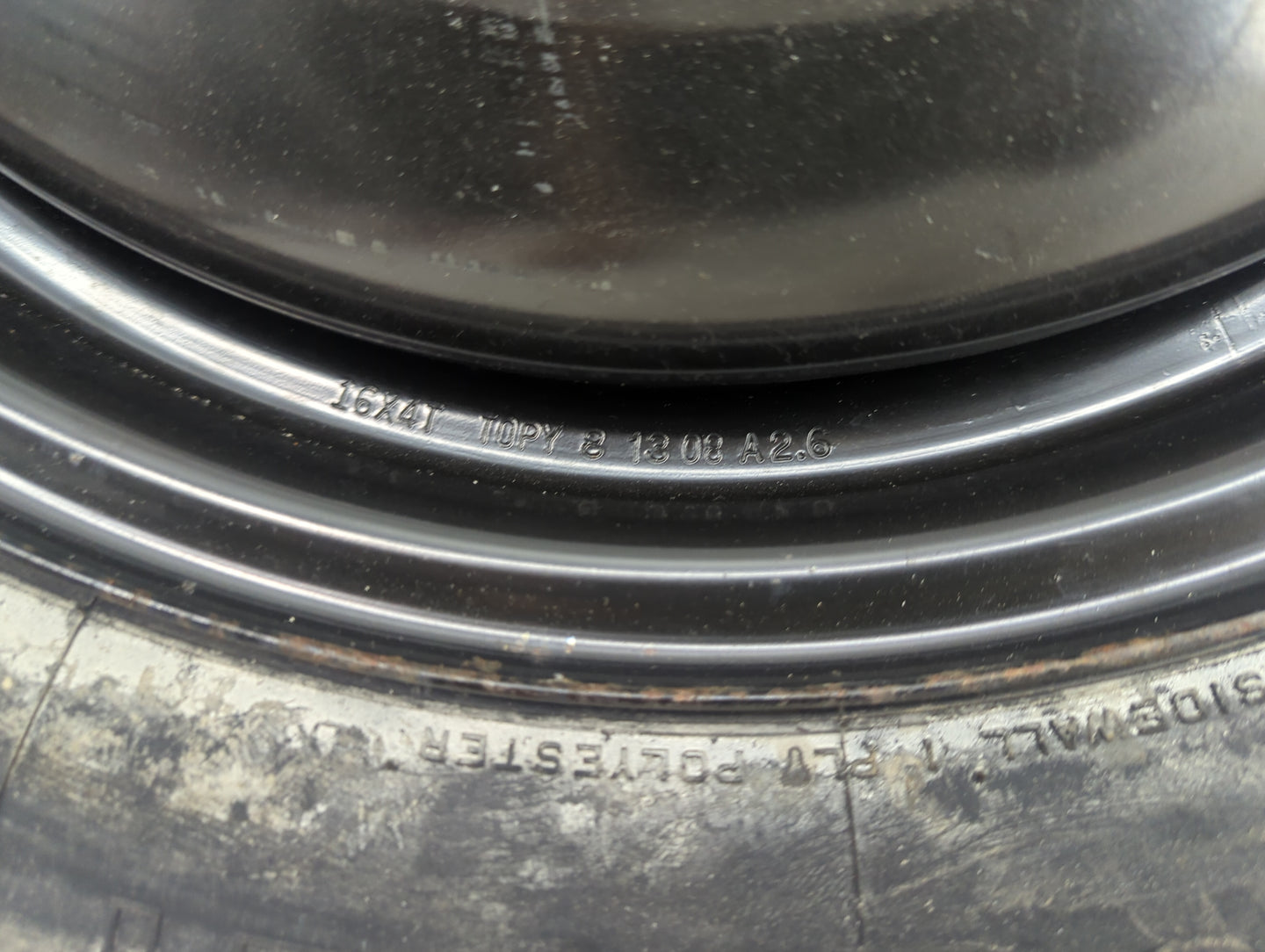 2006-2015 Honda Civic Spare Donut Tire Wheel Rim Oem 1462018 - Oemusedautoparts1.com