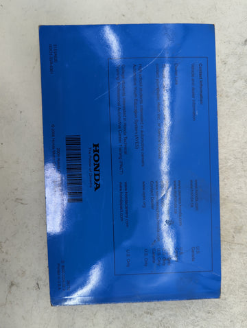 2009 Honda Civic Owners Manual Book Guide P/N:31SVA630 00X31-SVA-6301 OEM Used Auto Parts
