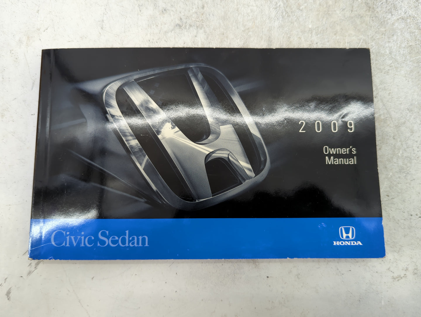 2009 Honda Civic Owners Manual Book Guide P/N:31SNA630 00X31-SNA-6301 OEM Used Auto Parts - Oemusedautoparts1.com