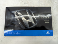2009 Honda Civic Owners Manual Book Guide P/N:31SNA630 00X31-SNA-6301 OEM Used Auto Parts - Oemusedautoparts1.com