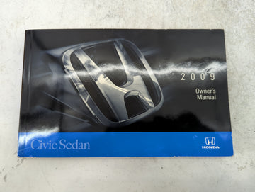 2009 Honda Civic Owners Manual Book Guide P/N:31SNA630 00X31-SNA-6301 OEM Used Auto Parts - Oemusedautoparts1.com