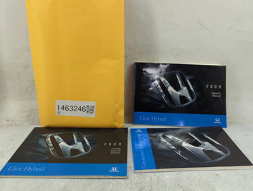 2009 Honda Civic Owners Manual Book Guide P/N:31SNC630 00X31-SNC-6301 OEM Used Auto Parts - Oemusedautoparts1.com