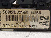 2006-2011 Honda Civic Master Power Window Switch Replacement Driver Side Left P/N:83590SHJ A212M1 Fits OEM Used Auto Parts -