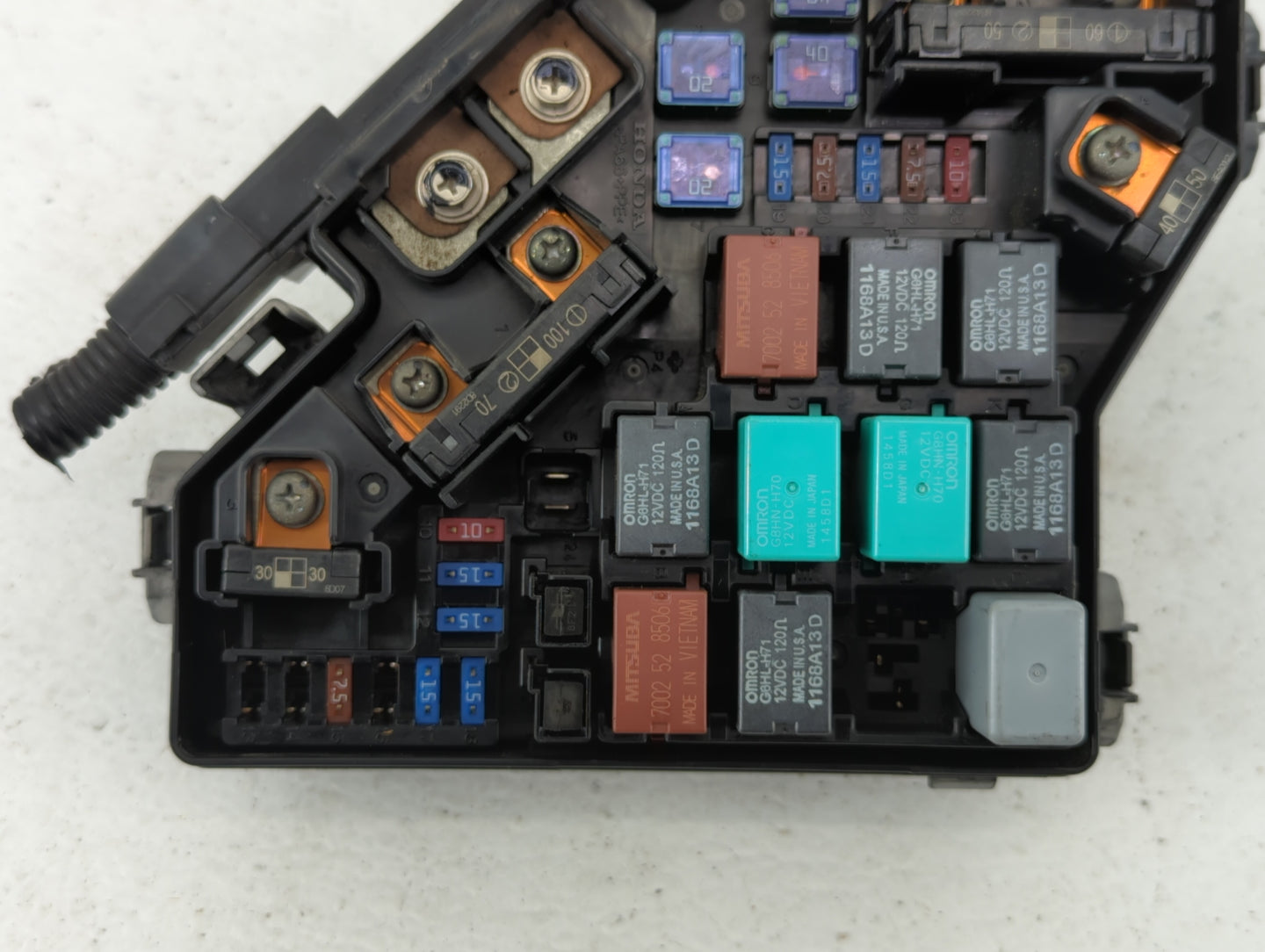 2008-2011 Honda Civic Fusebox Fuse Box Panel Relay Module P/N:SVA-A131 Fits Fits 2008 2009 2010 2011 OEM Used Auto Parts - O