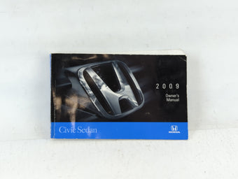 compare product 2009 Honda Civic Owners Manual Book Guide P/N:00X31-SNA-6302 31SNA630 OEM Used Auto Parts