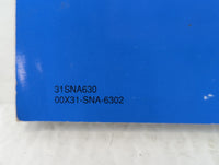 2009 Honda Civic Owners Manual Book Guide P/N:00X31-SNA-6302 31SNA630 OEM Used Auto Parts - Oemusedautoparts1.com