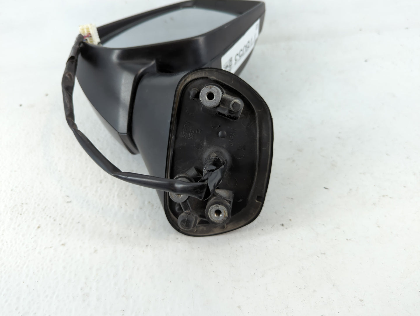 2006-2011 Honda Civic Passenger Right Side View Manual Door Mirror Black - Oemusedautoparts1.com