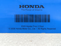 2009 Honda Civic Owners Manual Book Guide OEM Used Auto Parts - Oemusedautoparts1.com