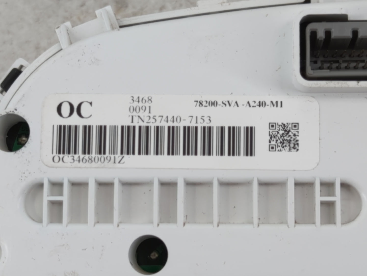 2006-2011 Honda Civic Instrument Cluster Speedometer Gauges P/N:78200-SVA-A240-M1 Fits Fits 2006 2007 2008 2009 2010 2011 OE