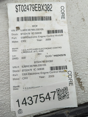 compare product 2007-2009 Honda Cr-V PCM Engine Control Computer ECU ECM PCU OEM P/N:37820-RZA-A57 4650-202455 Fits Fits 2007 2008 2009 OEM Used Auto Parts