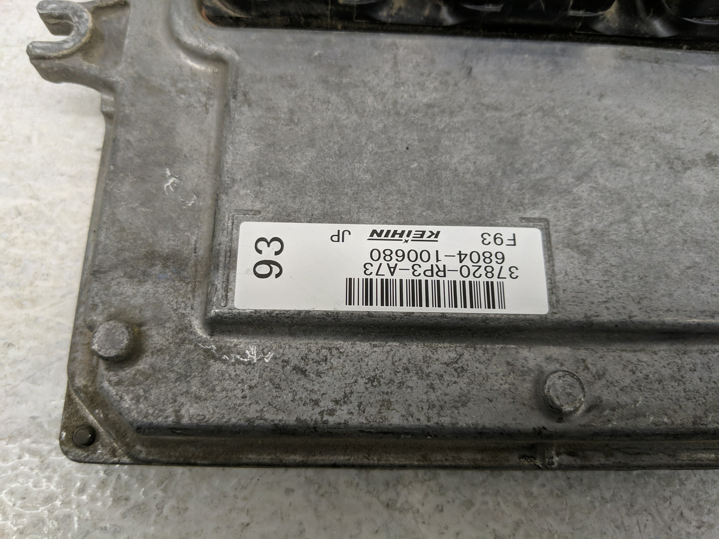 2009 Honda Fit PCM Engine Control Computer ECU ECM PCU OEM P/N:6804-100680 37820-RP3-A73 Fits OEM Used Auto Parts - Oemuseda