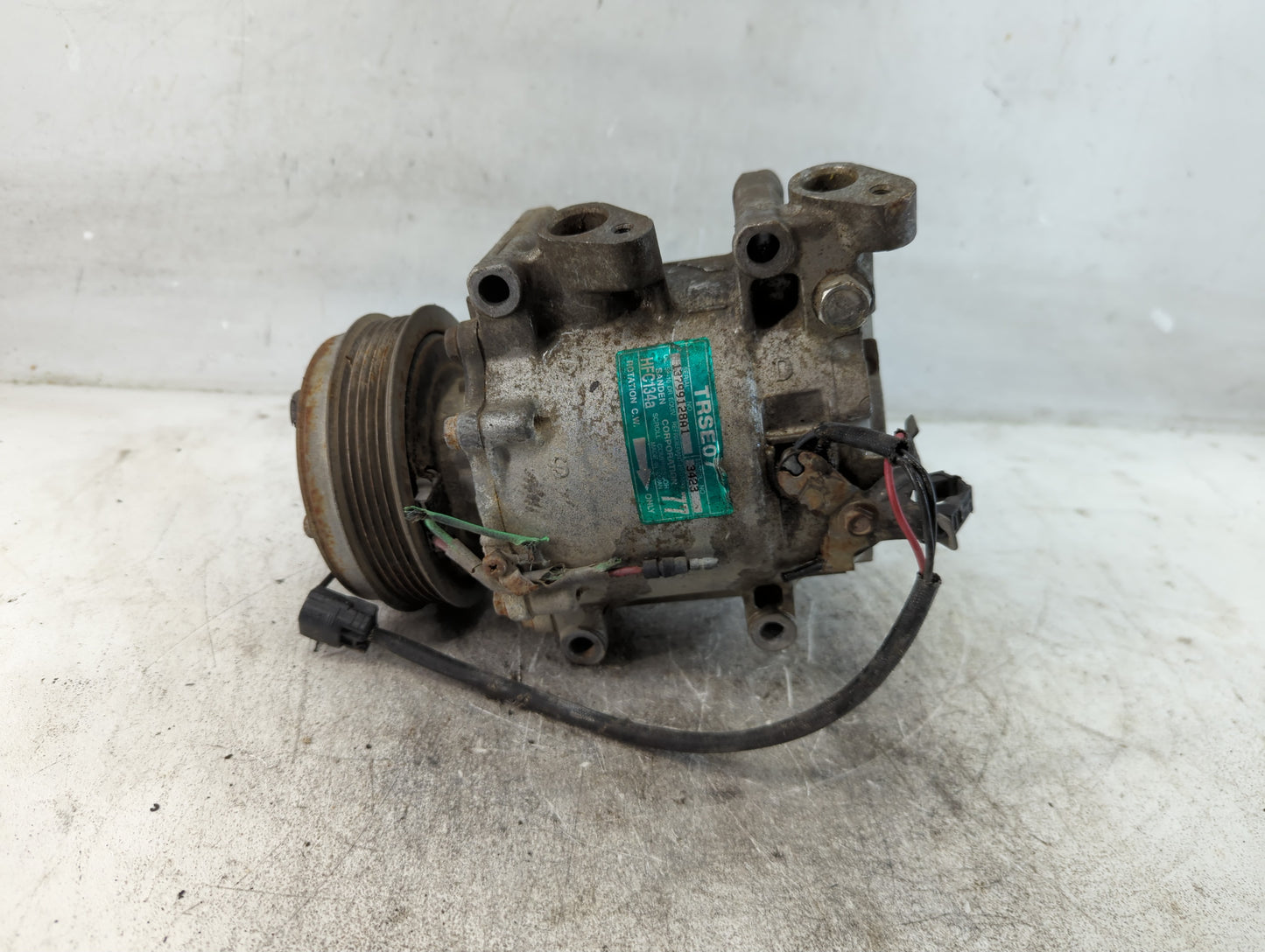 2009-2010 Honda Fit Air Conditioning A/c Ac Compressor Oem - Oemusedautoparts1.com