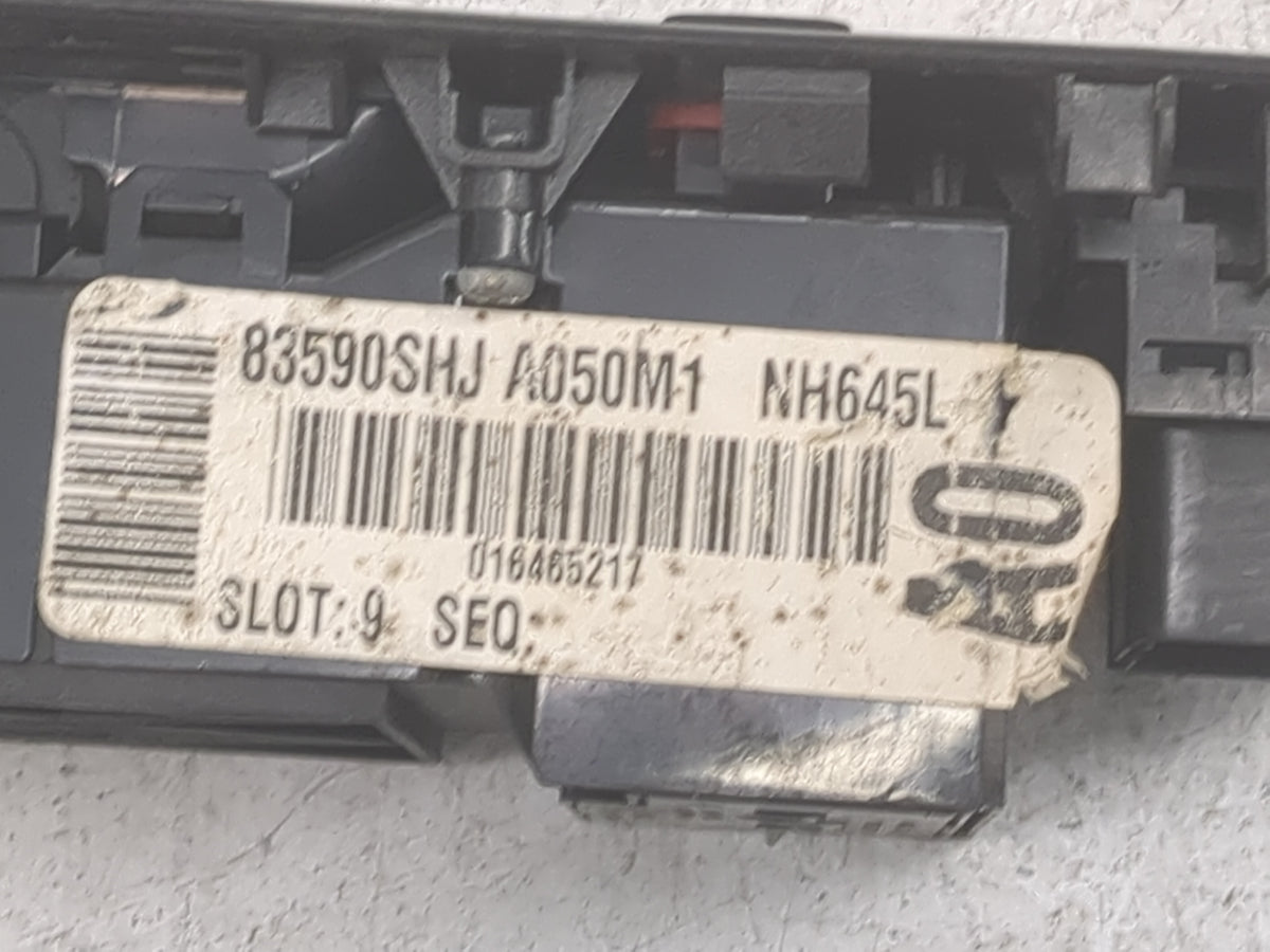 2005-2010 Honda Odyssey Master Power Window Switch Replacement Driver Side Left P/N:83590SHJA050M1 Fits OEM Used Auto Parts 