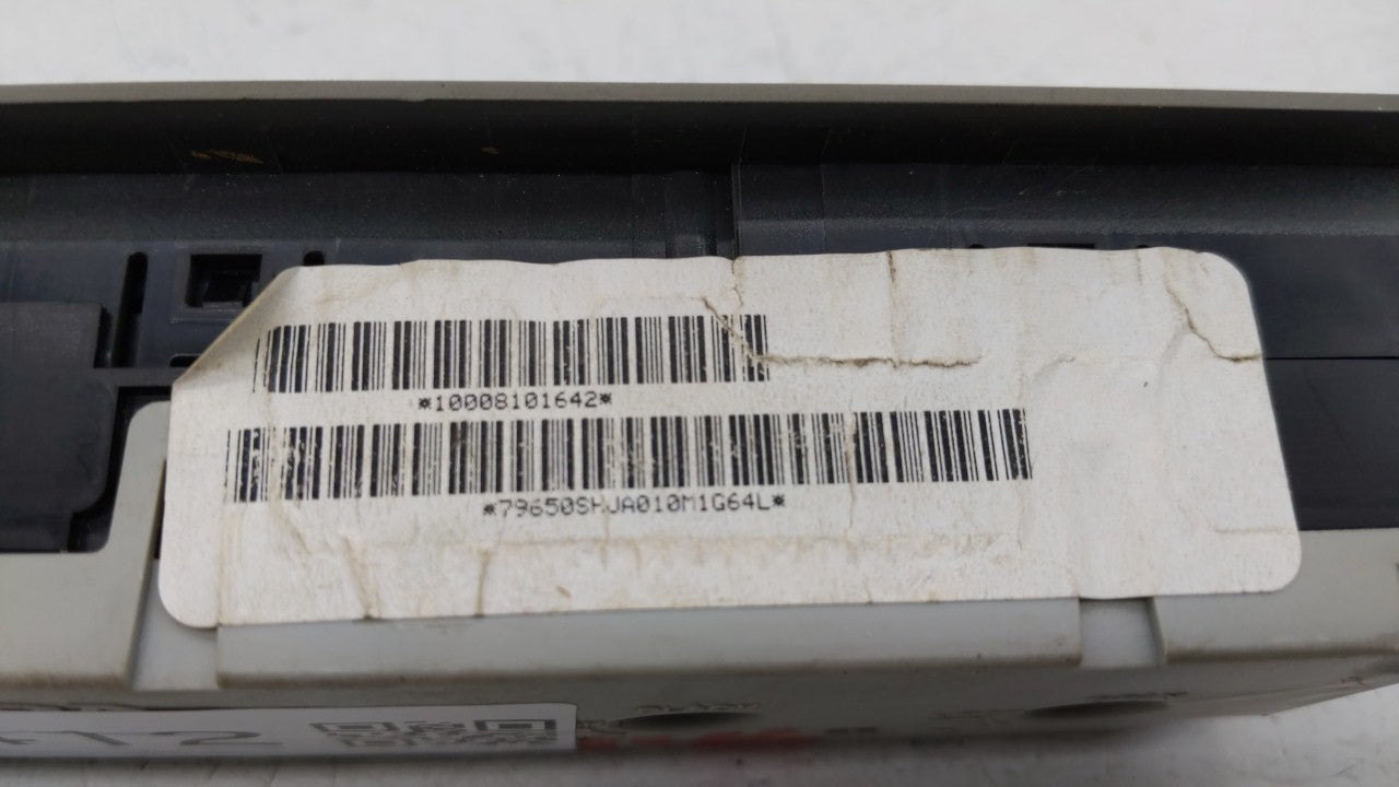 2005-2010 Honda Odyssey Climate Control Module Temperature AC/Heater Replacement P/N:79650SHJ A010M1 Fits OEM Used Auto Part