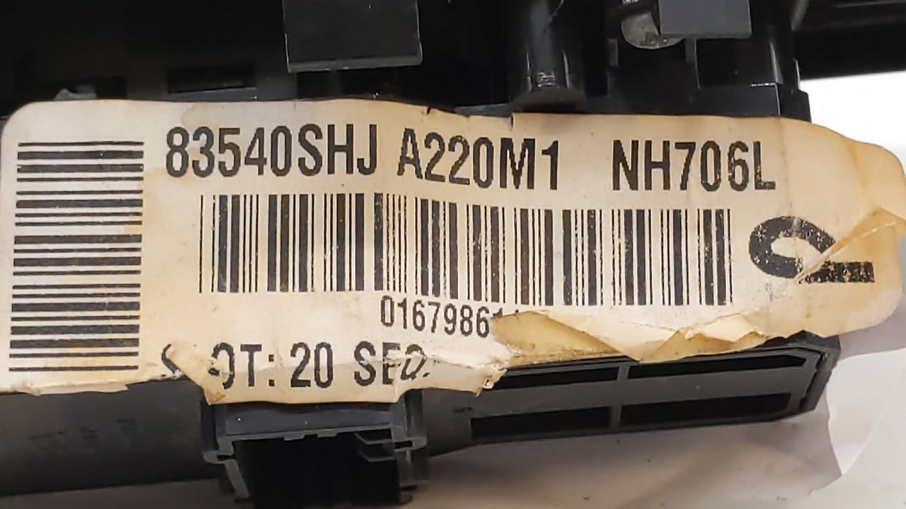 2009 Honda Odyssey Passenger Right Power Window Switch 83540shj A220m1 - Oemusedautoparts1.com