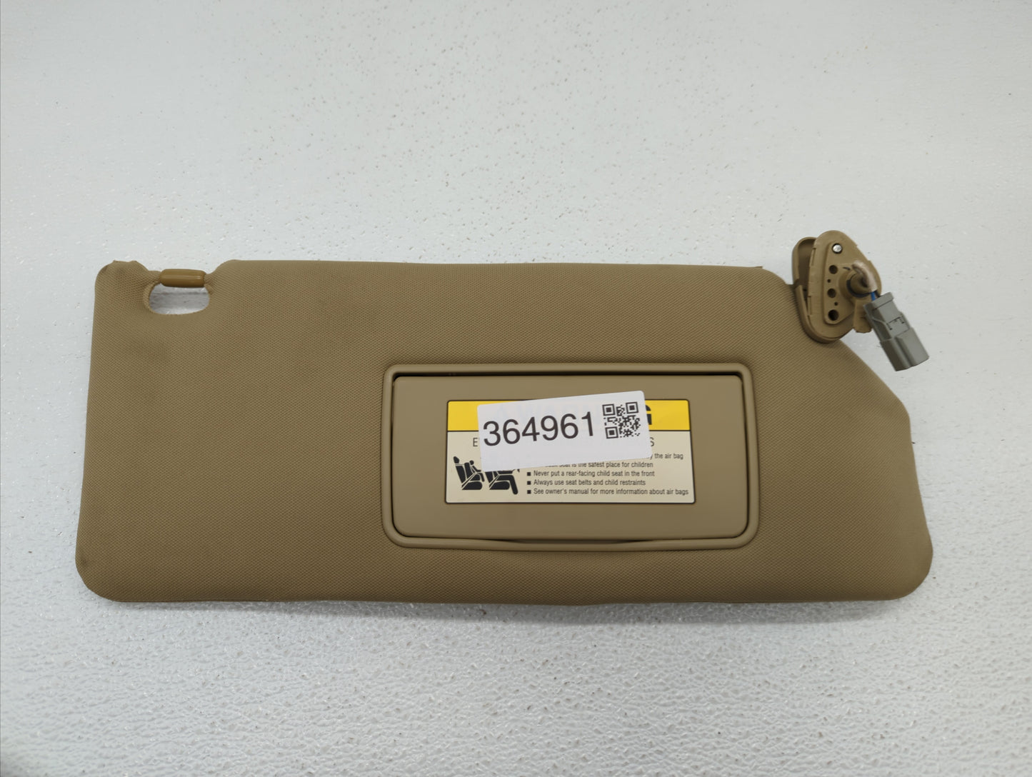2006-2010 Honda Odyssey Sun Visor Shade Replacement Passenger Right Mirror Fits Fits 2006 2007 2008 2009 2010 OEM Used Auto 