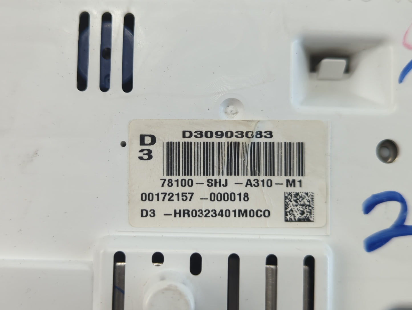 2005-2010 Honda Odyssey Instrument Cluster Speedometer Gauges Fits Fits 2005 2006 2007 2008 2009 2010 OEM Used Auto Parts - 