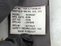 2005-2010 Honda Odyssey Passenger Front Seatbelt Buckle 857354 - Oemusedautoparts1.com