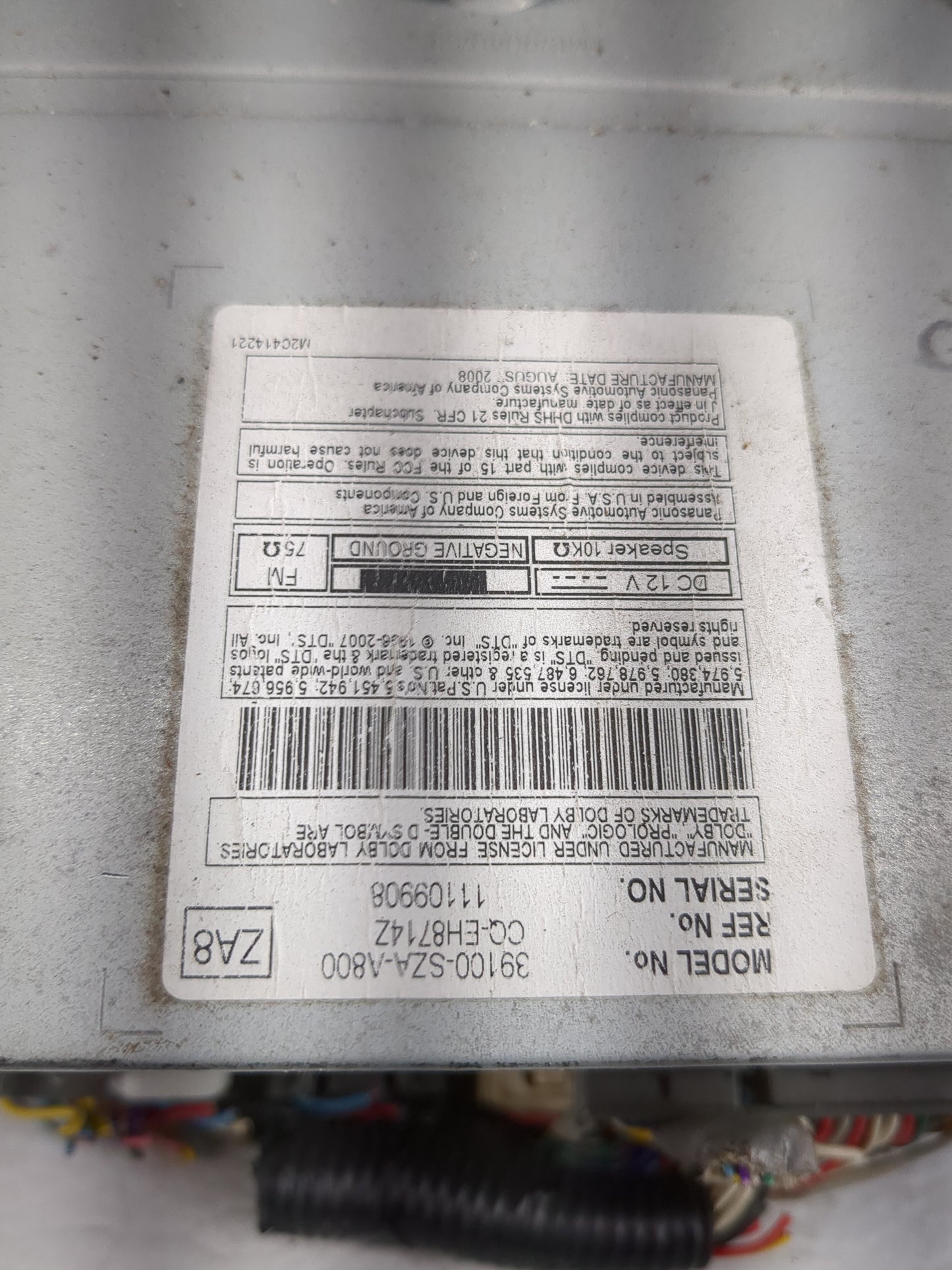 Honda Pilot Radio Control Panel - Oemusedautoparts1.com