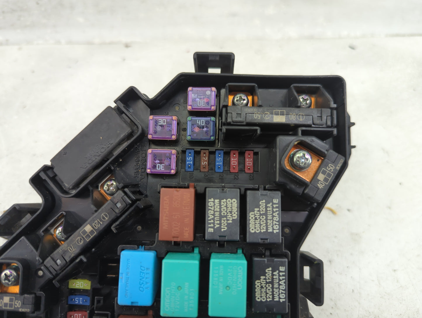 2009-2011 Honda Pilot Fusebox Fuse Box Panel Relay Module Fits Fits 2009 2010 2011 OEM Used Auto Parts - Oemusedautoparts1.c
