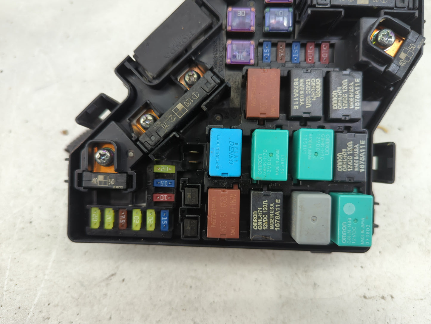 2009-2011 Honda Pilot Fusebox Fuse Box Panel Relay Module Fits Fits 2009 2010 2011 OEM Used Auto Parts - Oemusedautoparts1.c