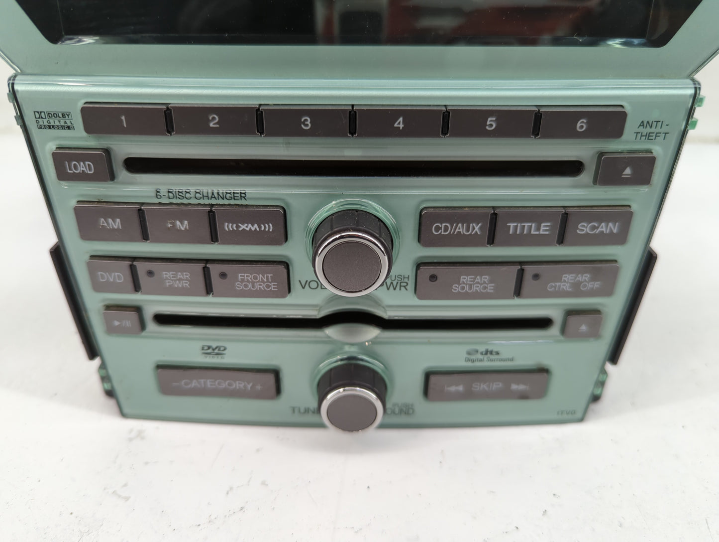 2009-2010 Honda Pilot Radio AM FM Cd Player Receiver Replacement P/N:39100-SZA-A800 CQ-EH8714Z Fits Fits 2009 2010 OEM Used 