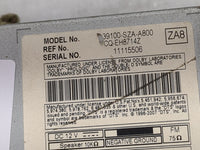 2009-2010 Honda Pilot Radio AM FM Cd Player Receiver Replacement P/N:39100-SZA-A800 CQ-EH8714Z Fits Fits 2009 2010 OEM Used 