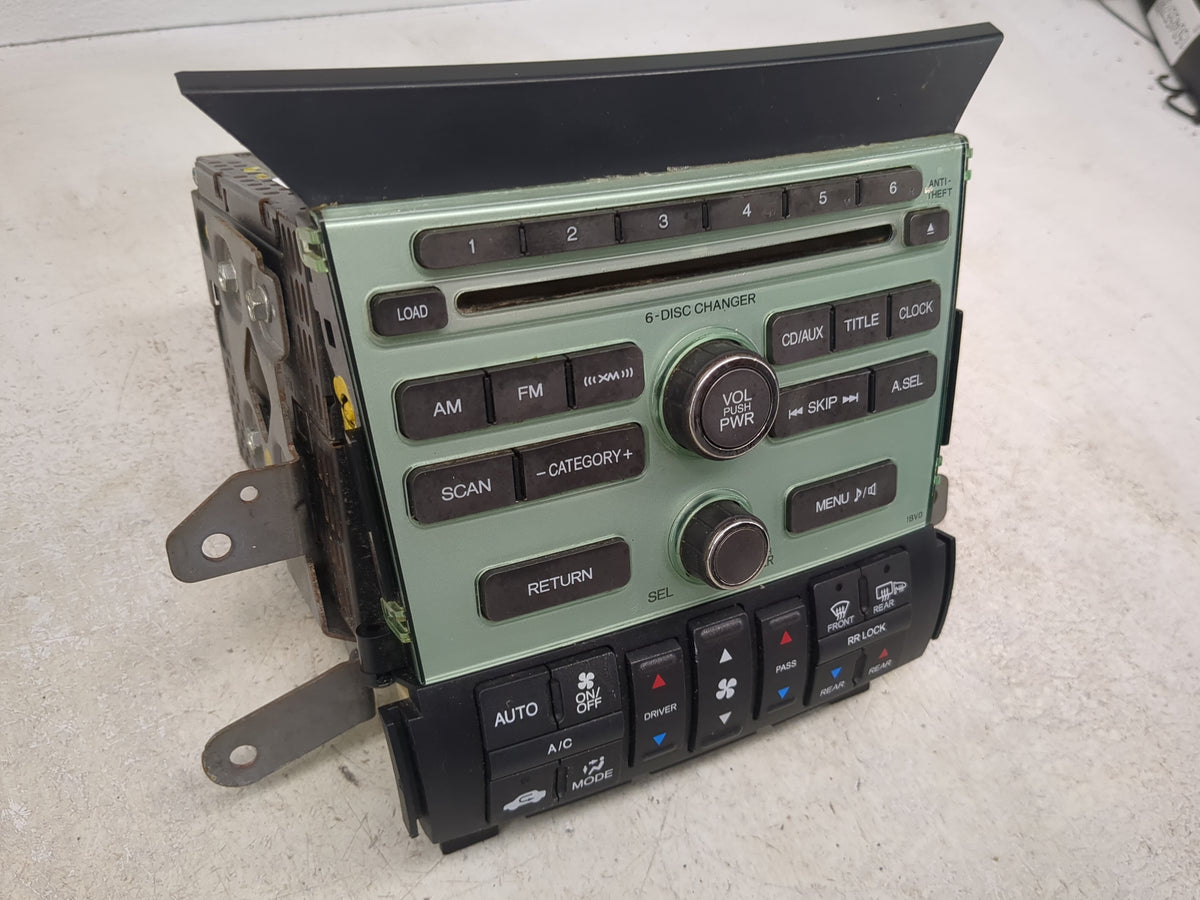 2009 Honda Pilot Climate Control Module Temperature AC/Heater Replacement Fits OEM Used Auto Parts - Oemusedautoparts1.com