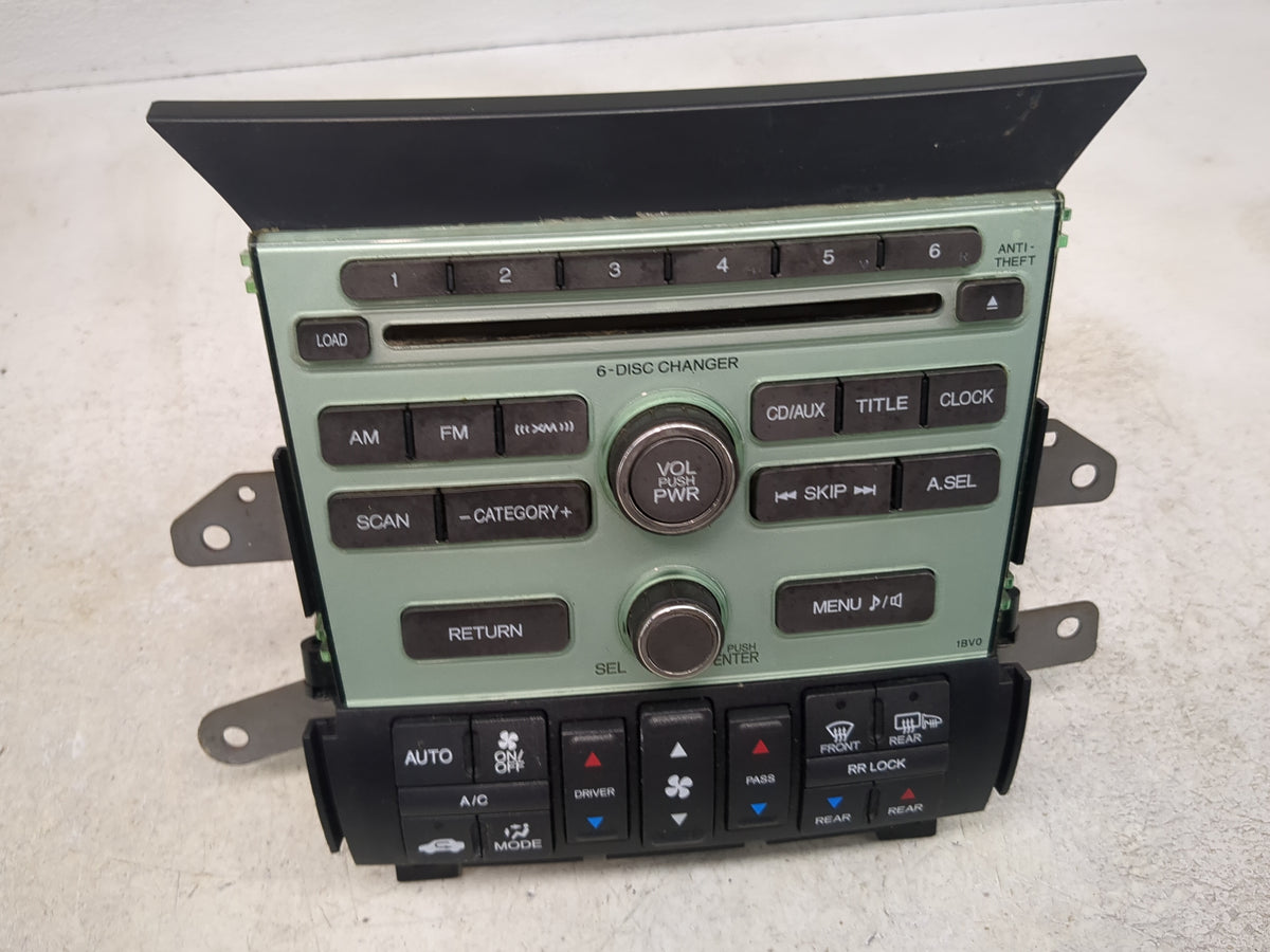 2009 Honda Pilot Climate Control Module Temperature AC/Heater Replacement Fits OEM Used Auto Parts - Oemusedautoparts1.com