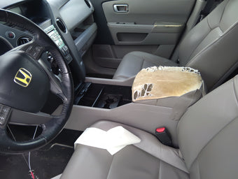 compare product 2009-2011 Honda Pilot Center Floor Console Fits Fits 2009 2010 2011 OEM Used Auto Parts