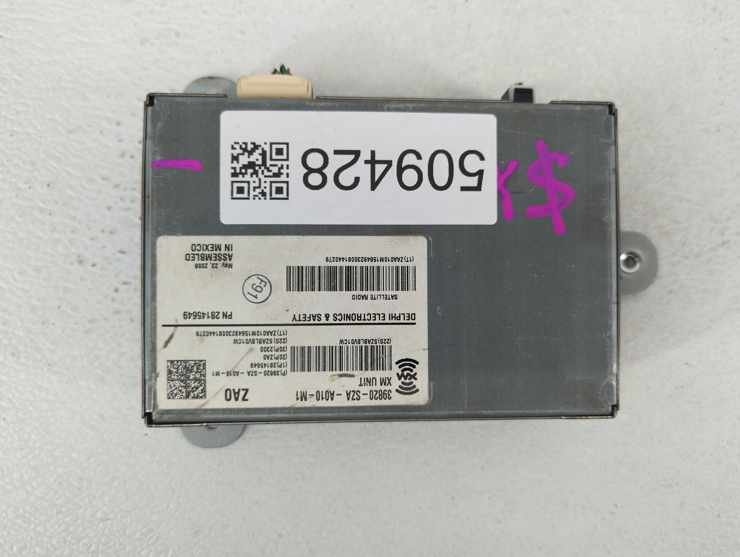 2009-2011 Honda Pilot Radio AM FM Cd Player Receiver Replacement P/N:39820-SZA-A010-M1 39100-SZA-A400 Fits Fits 2009 2010 20
