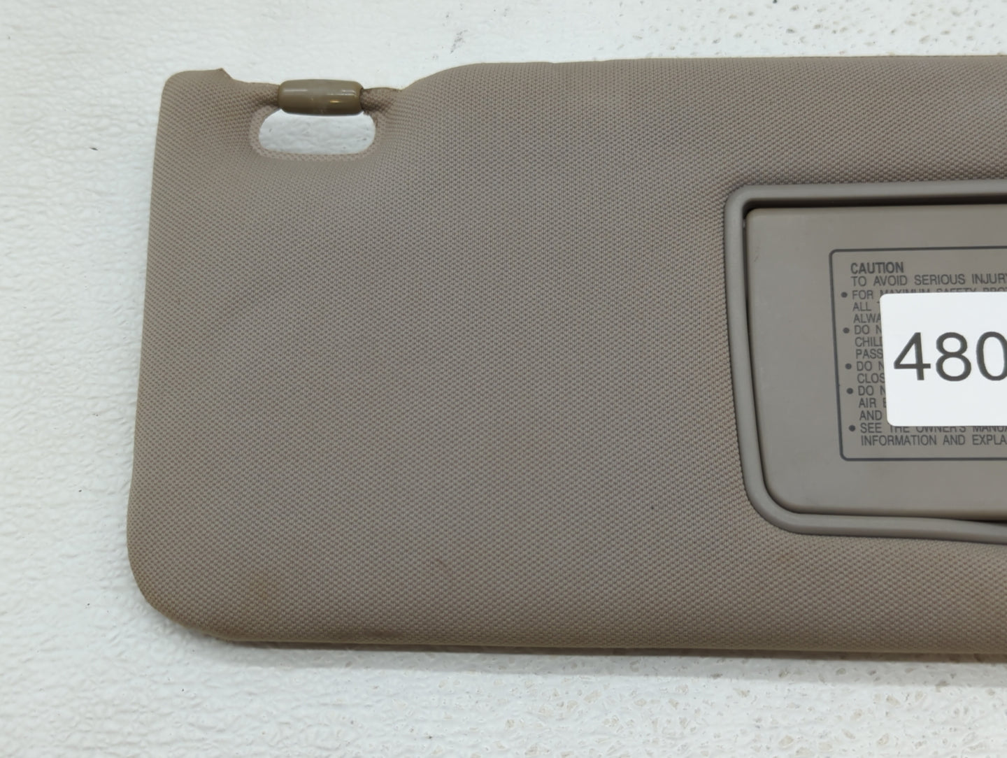 2007-2014 Honda Ridgeline Sun Visor Shade Replacement Passenger Right Mirror Fits Fits 2007 2008 2009 2010 2011 2012 2013 20