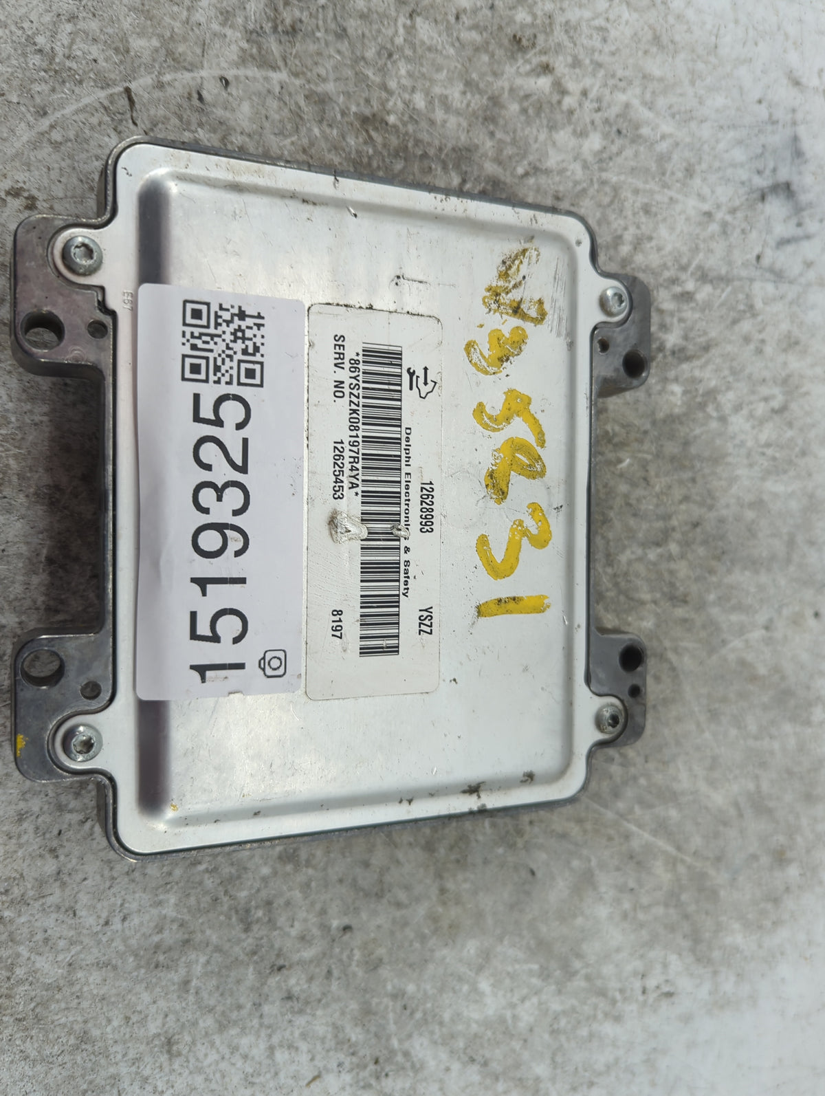 2009-2010 Hummer H3 PCM Engine Control Computer ECU ECM PCU OEM P/N:12628993 12625453 Fits 2009 2010 2011 2012 OEM Used Auto