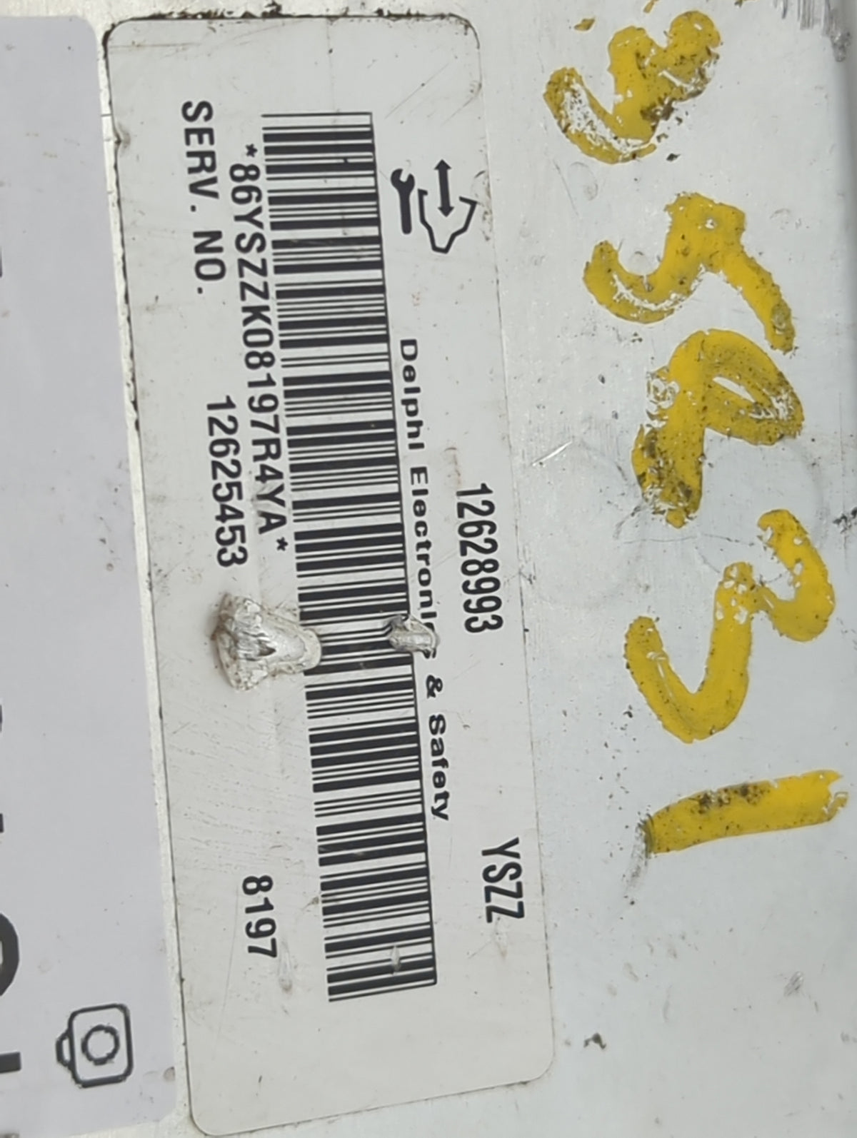 2009-2010 Hummer H3 PCM Engine Control Computer ECU ECM PCU OEM P/N:12628993 12625453 Fits 2009 2010 2011 2012 OEM Used Auto