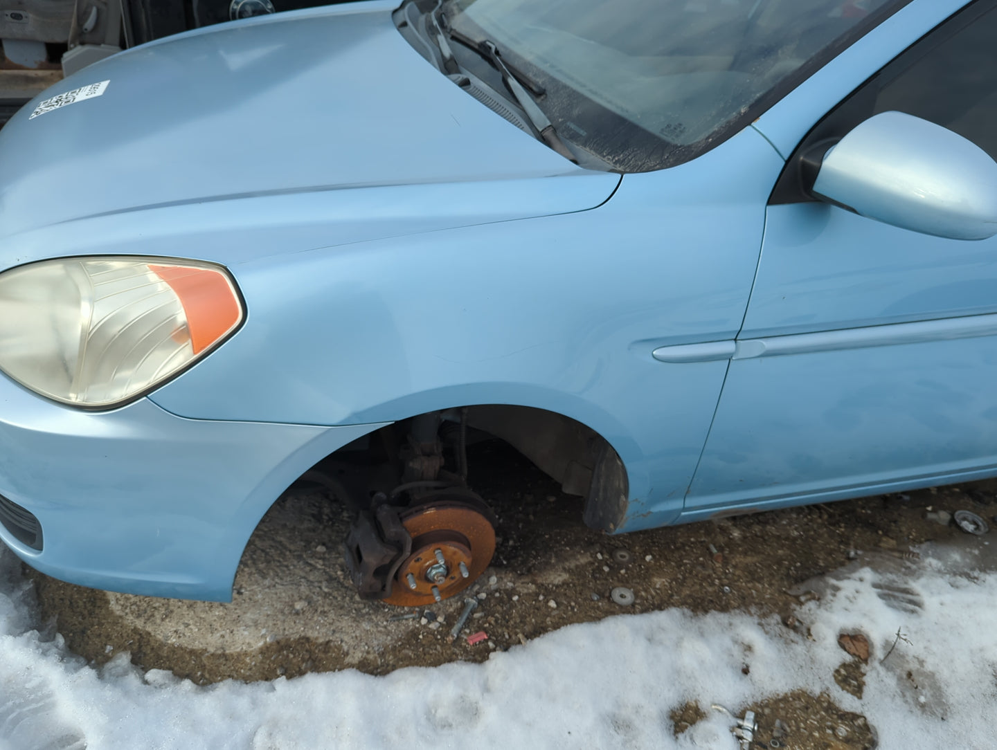 2006-2011 Hyundai Accent Driver Fender - Oemusedautoparts1.com