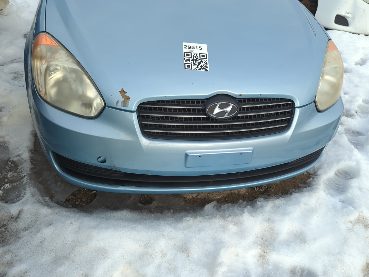 2006-2011 Hyundai Accent Front Bumper - Oem - Oemusedautoparts1.com