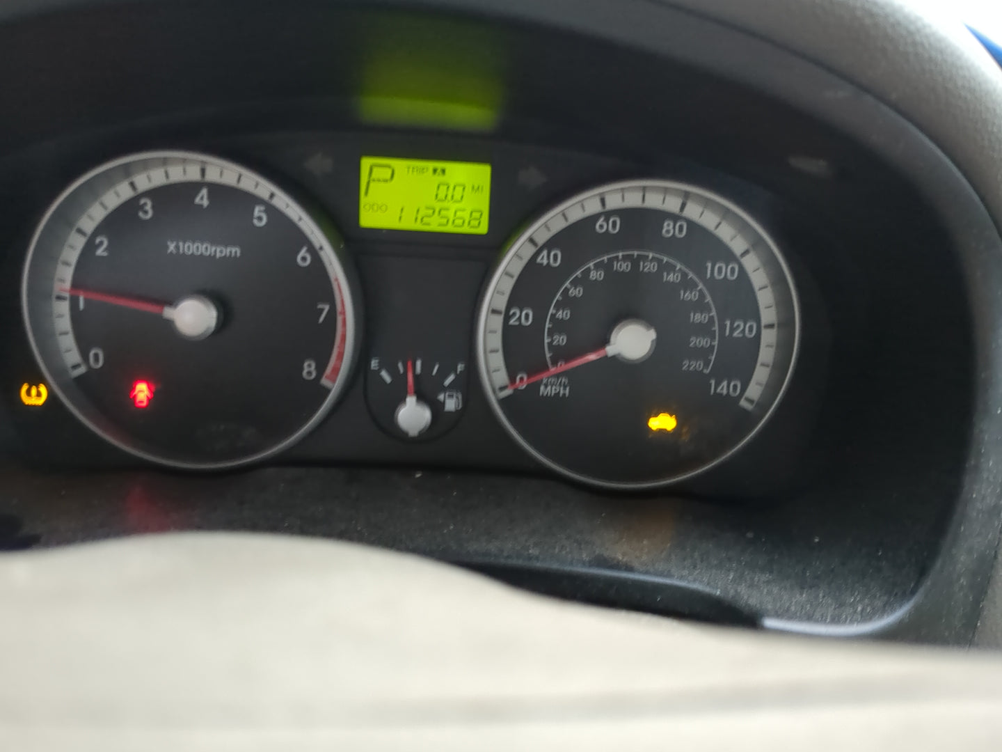 2009 Hyundai Accent Instrument Cluster Speedometer Gauges Fits OEM Used Auto Parts - Oemusedautoparts1.com