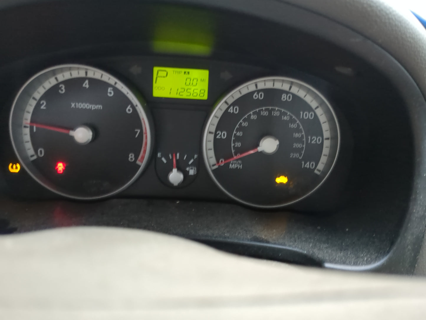 2009 Hyundai Accent Instrument Cluster Speedometer Gauges Fits OEM Used Auto Parts - Oemusedautoparts1.com