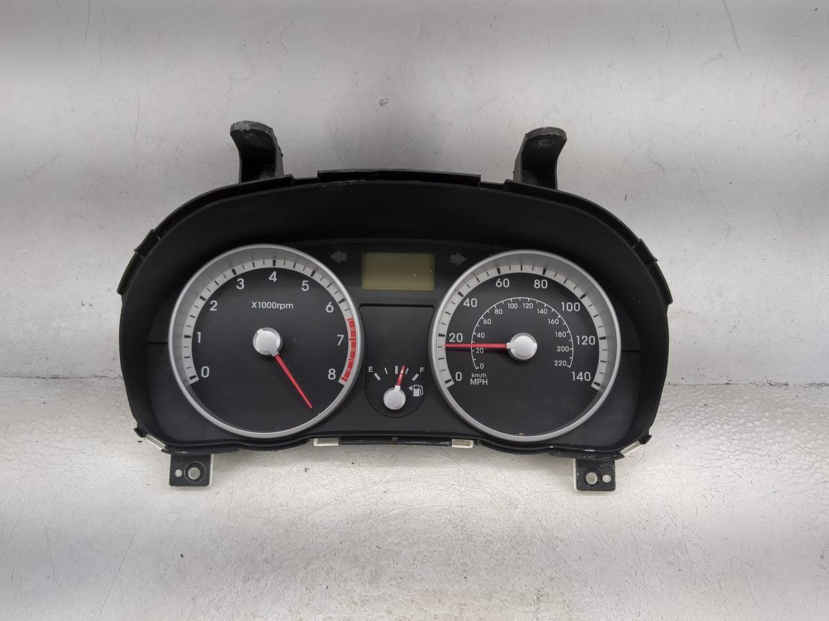 2009 Hyundai Accent Instrument Cluster Speedometer Gauges Miles:113K Fits OEM Used Auto Parts - Oemusedautoparts1.com
