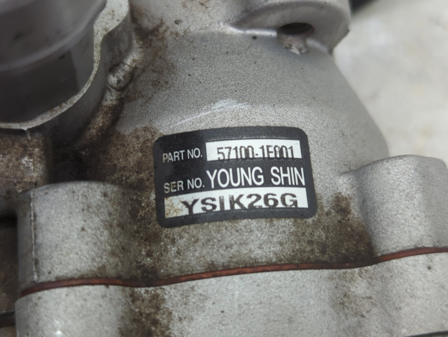 2008-2011 Hyundai Accent Power Steering Column Pump Oem 1466910 - Oemusedautoparts1.com