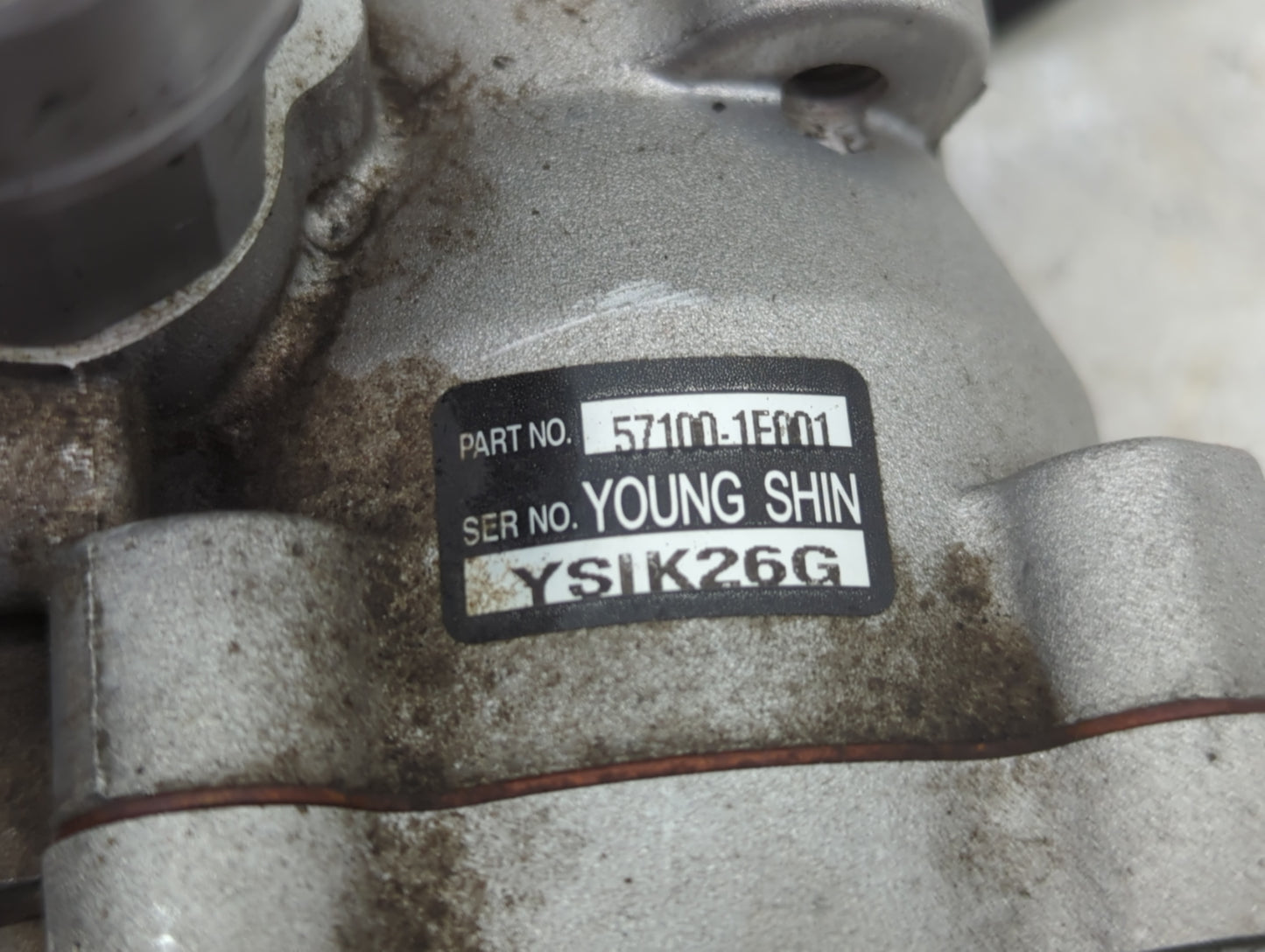 2008-2011 Hyundai Accent Power Steering Column Pump Oem 1466910 - Oemusedautoparts1.com