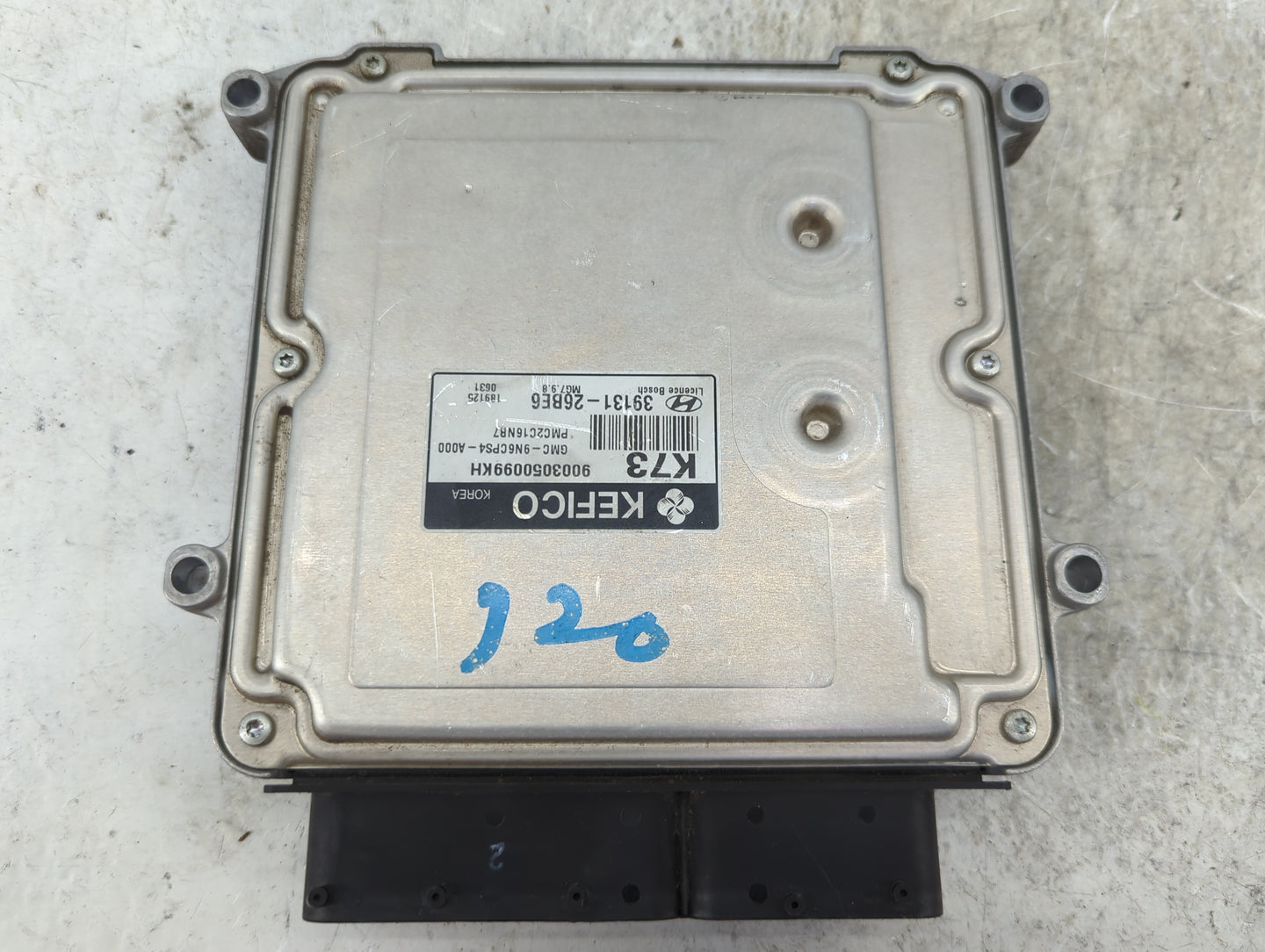 2008 Hyundai Accent PCM Engine Control Computer ECU ECM PCU OEM P/N:39131-26BE6 9003050099KH, GMC-9N6CPS4-A000, PMC2C16NR7 F