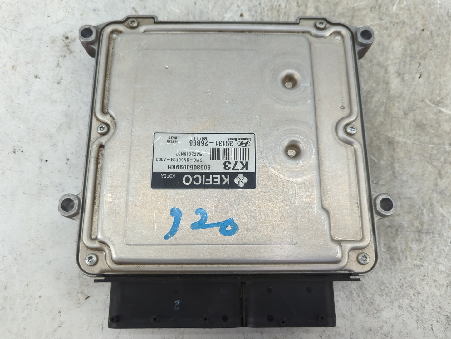 2008 Hyundai Accent PCM Engine Control Computer ECU ECM PCU OEM P/N:39131-26BE6 9003050099KH, GMC-9N6CPS4-A000, PMC2C16NR7 F