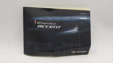 2009 Hyundai Accent Owners Manual Book Guide OEM Used Auto Parts - Oemusedautoparts1.com