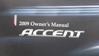 2009 Hyundai Accent Owners Manual Book Guide OEM Used Auto Parts - Oemusedautoparts1.com