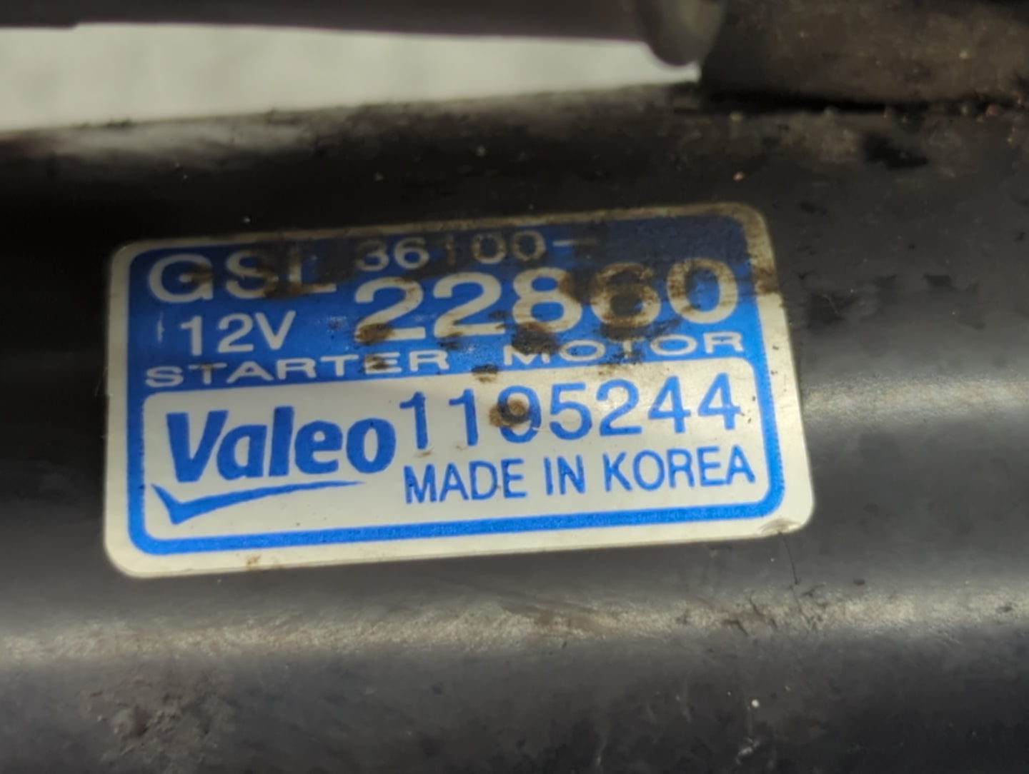 2001-2009 Hyundai Accent Car Starter Motor Solenoid OEM P/N:1195244 36100-22860 Fits OEM Used Auto Parts - Oemusedautoparts1